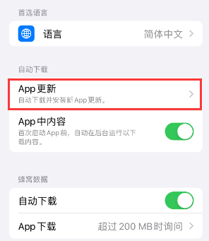 东路镇苹果15维修中心如何让iPhone15APP自动更新